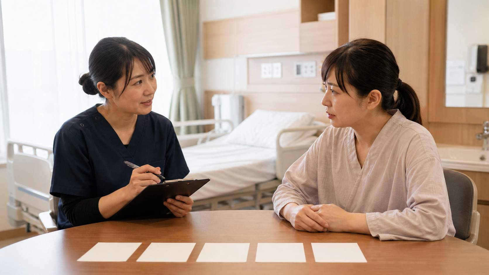 患者対応の基本5ステップ